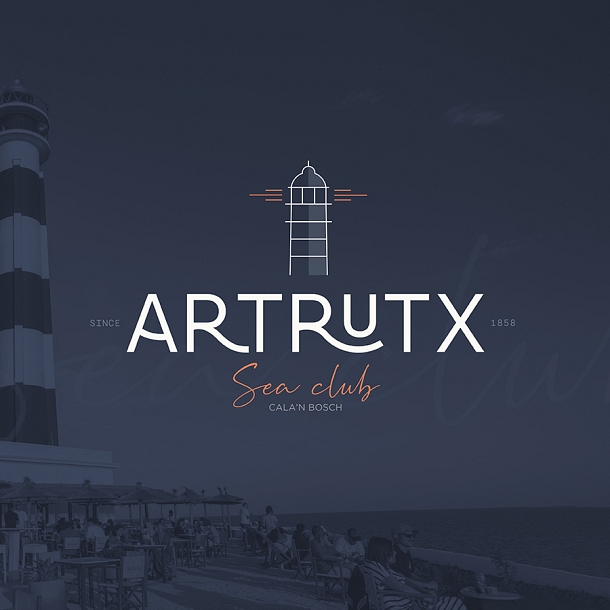 Diseño de logotipo para Artrutx Sea Club en Menorca