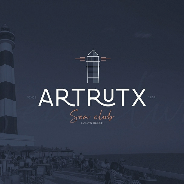 Diseño de logotipo para Artrutx Sea Club en Menorca