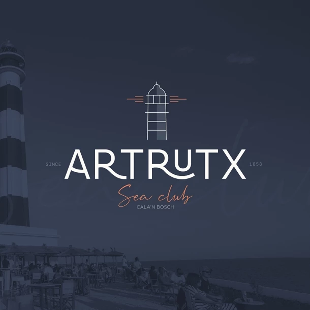 Diseño de logotipo para Artrutx Sea Club en Menorca