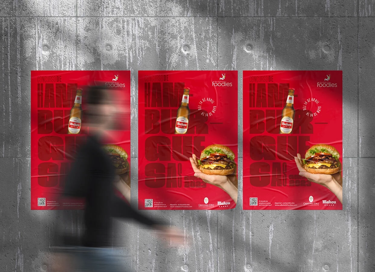 Diseño de imagen gráfica para el Concurso de Burguers 2023