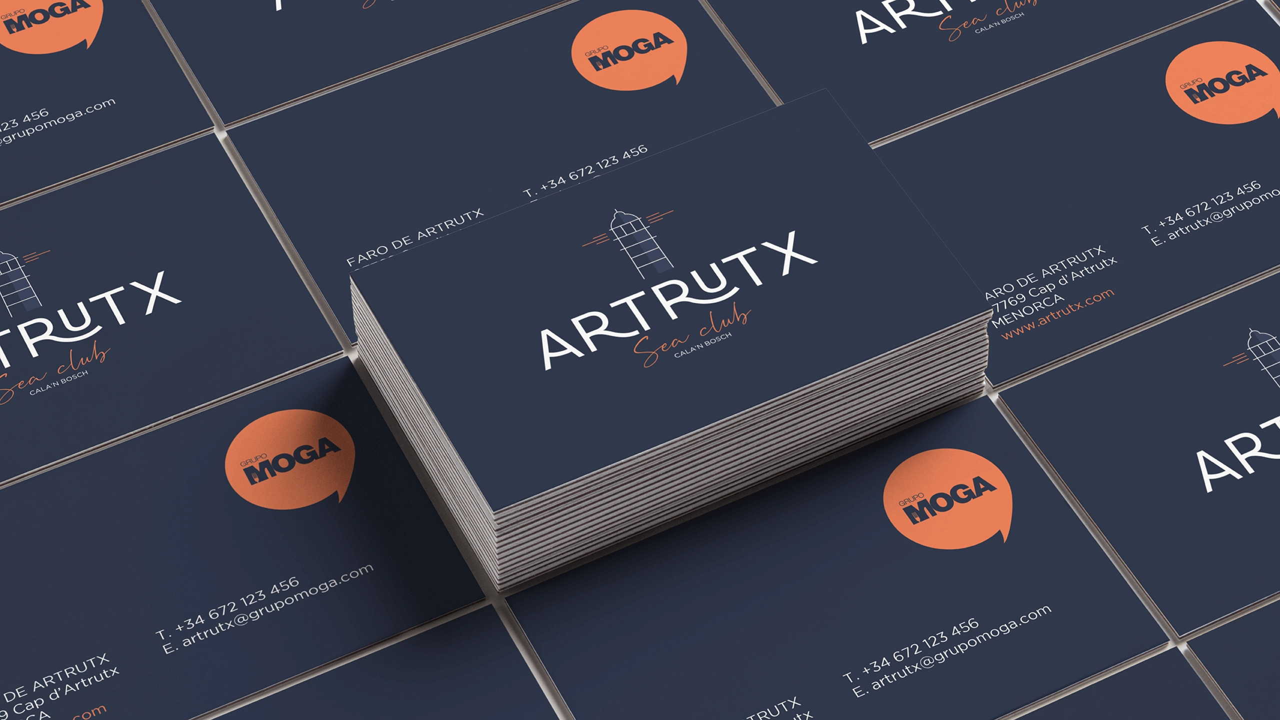 Diseño de logotipo para Artrutx Sea Club en Menorca