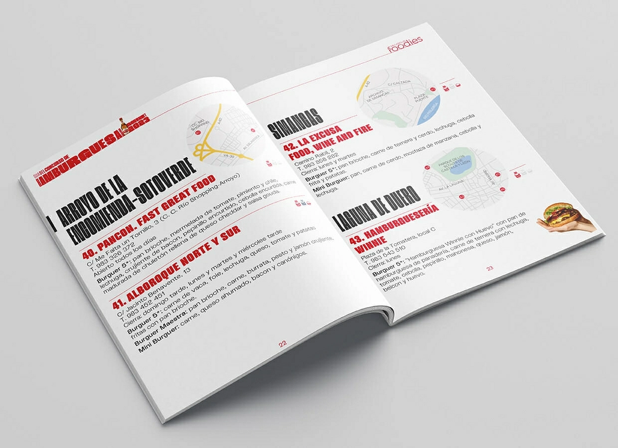 Diseño de imagen gráfica para el Concurso de Burguers 2023