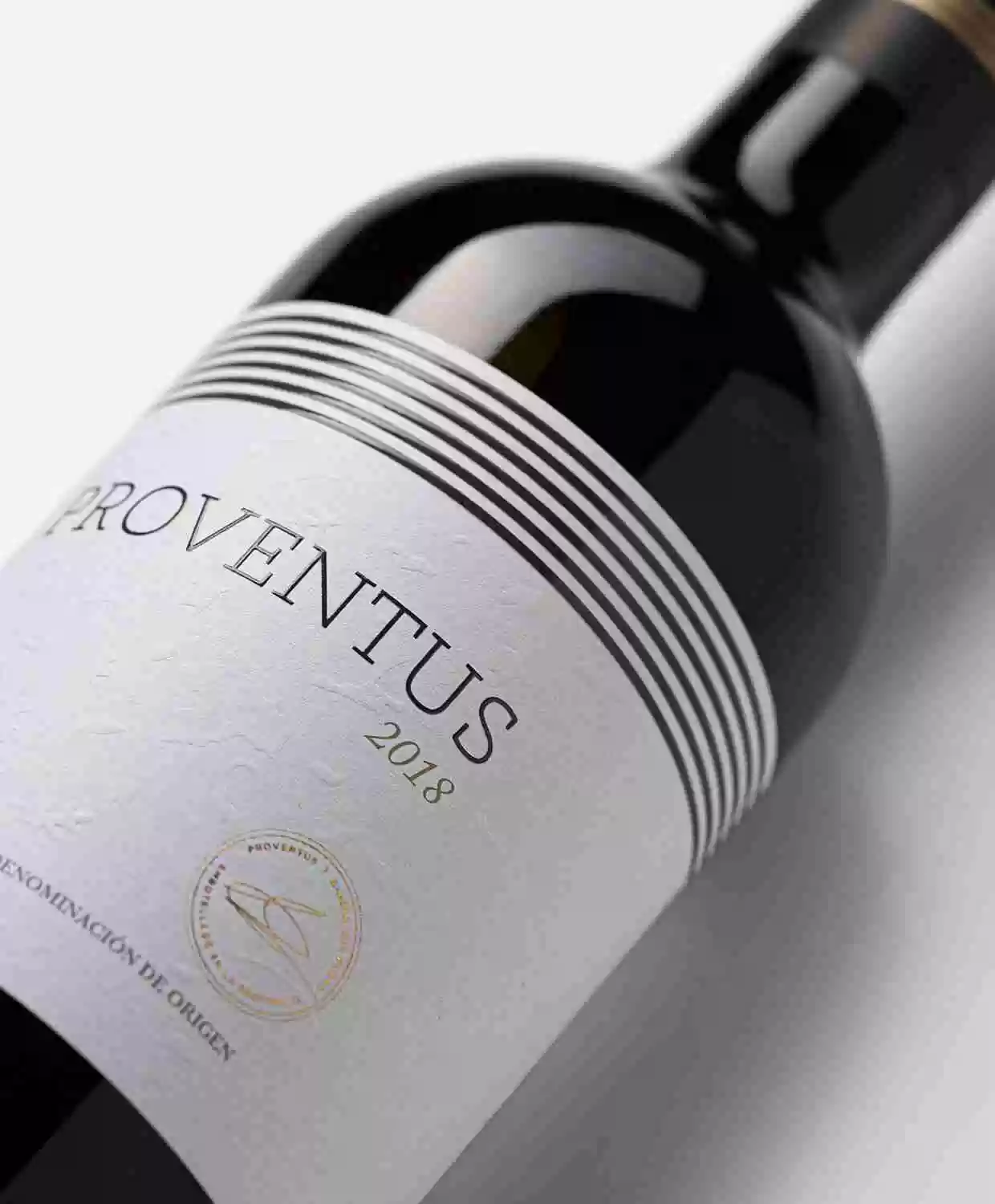 Proventus 2018, diseño de etiqueta de vino