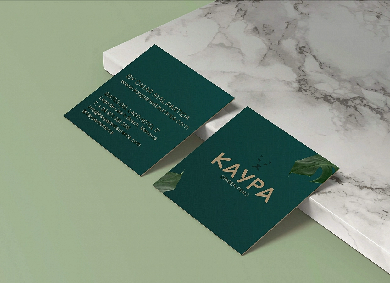 Diseño de logotipo para restaurante peruano Kaypa en Menorca