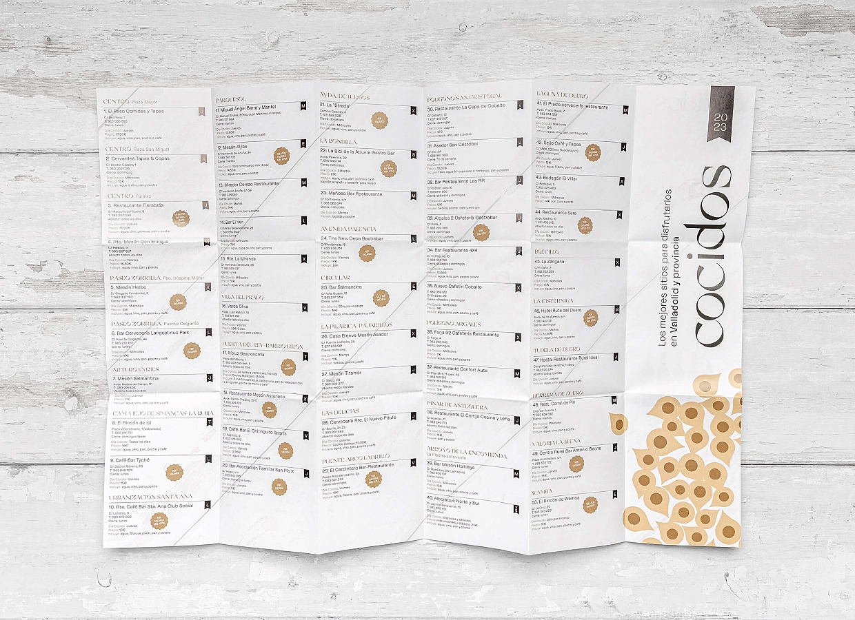 Diseño de imagen gráfica para la guía de cocidos 2023