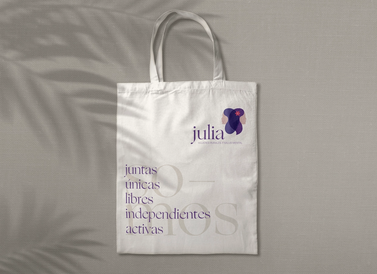 Proyecto Julia. Diseño de identidad para ONG