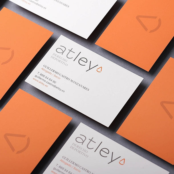 Diseño de imagen, logotipo y naming para el sector de derecho deportivo