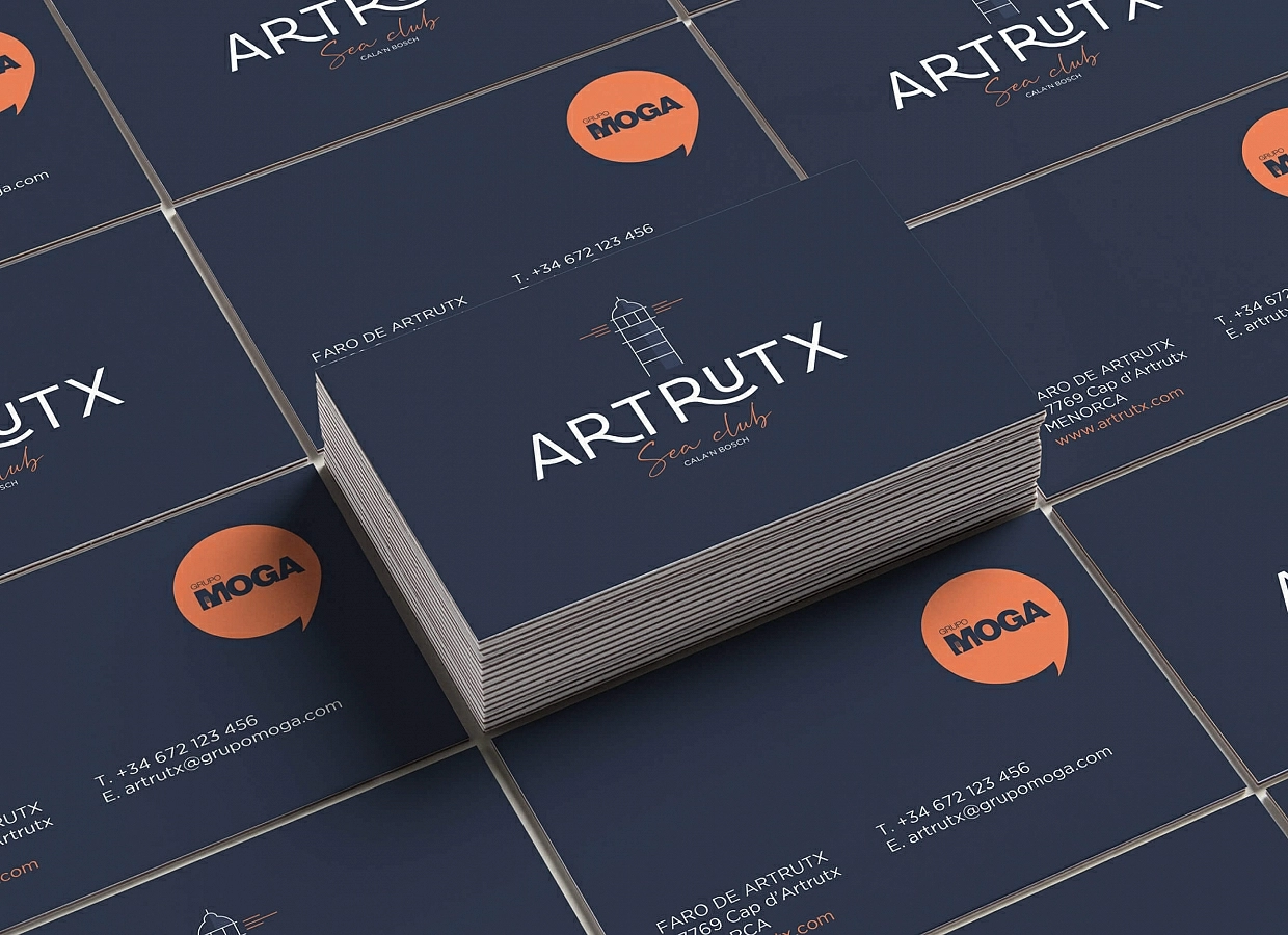 Diseño de logotipo para Artrutx Sea Club en Menorca