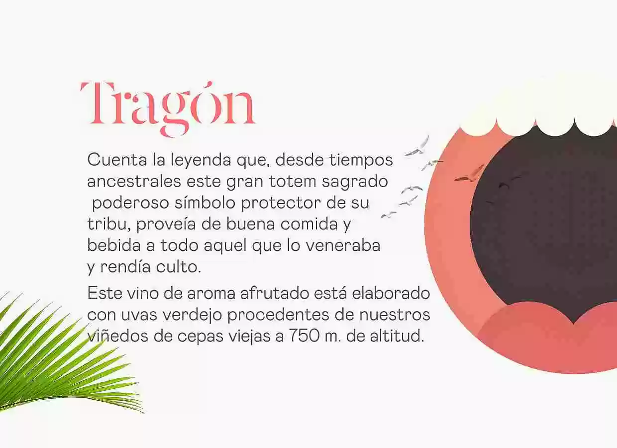 Tragón. Naming y diseño de etiqueta de vino