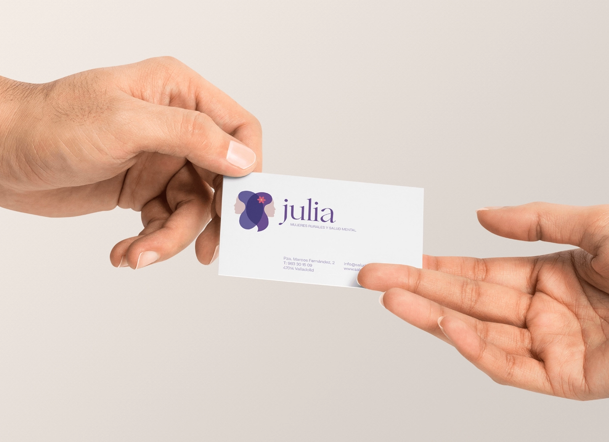 Proyecto Julia. Diseño de identidad para ONG
